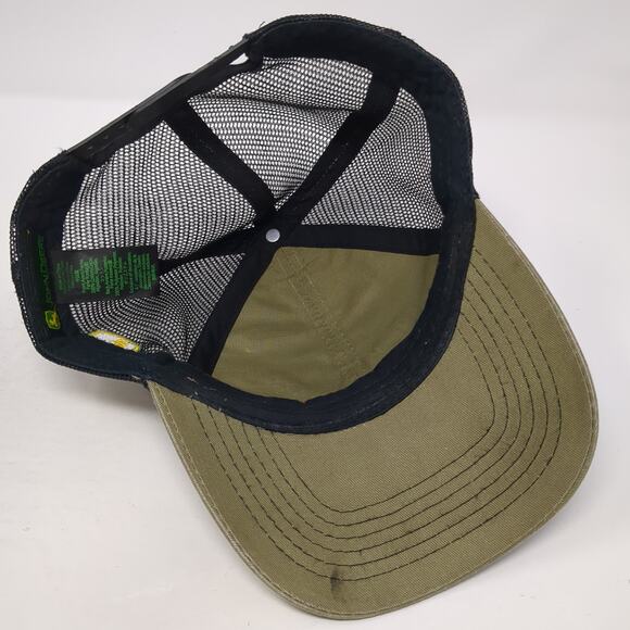 Stotz Equipment Snapback Trucker Hat Green OS Adjustable Mesh Back John Deere - Picture 7 of 10